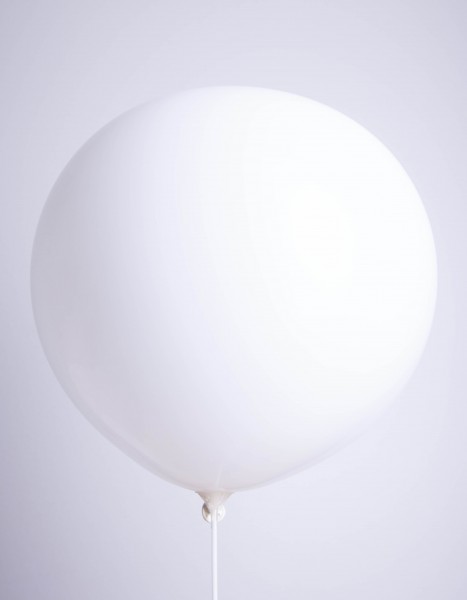 ballon blanc pastel 60 cm - Festicadeau